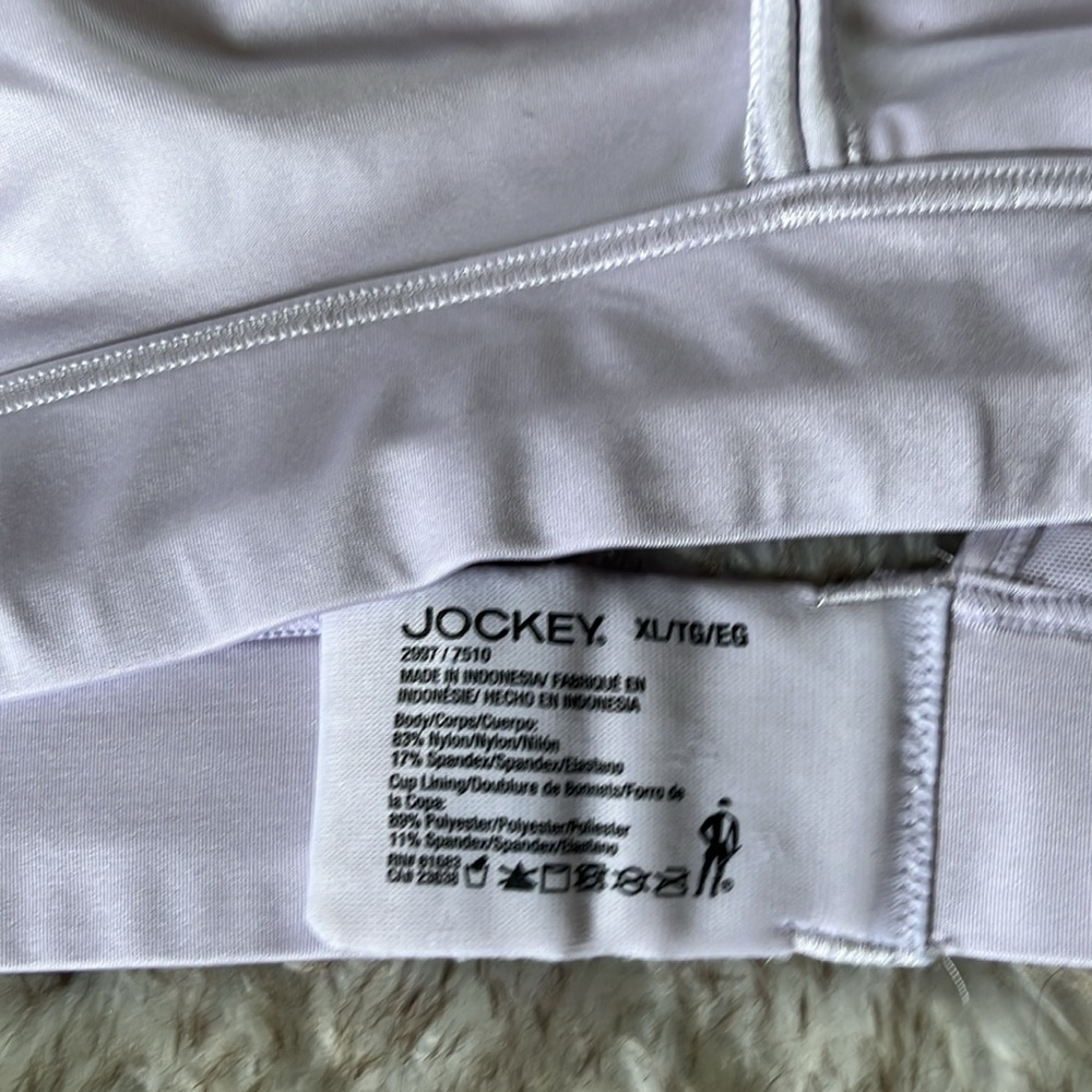 Jockey XL wireless lilac bra. - Picture 2 of 6